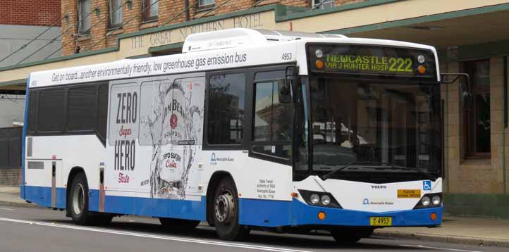 Newcastle Buses Volvo B12BLE Custom CB60 Evo II 4953